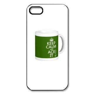 Fashion Keep Calm and Serve an Ace Personalized iPhone 5/5S Hard Case Cover  CCINO Cell Phones & Accessories
