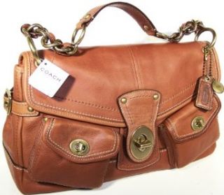 COACH HANDBAGS, COACH LEGACY LEATHER LEIGH LARGE SATCHEL # 11128 (Whiskey) Clothing
