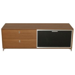 Pangea Home Asal 60 TV Stand VN 05B WALNUT / VN 05B WHT Finish Walnut