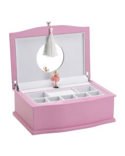 Ballerina Musical Jewelry Box, Pink/White   Reed & Barton