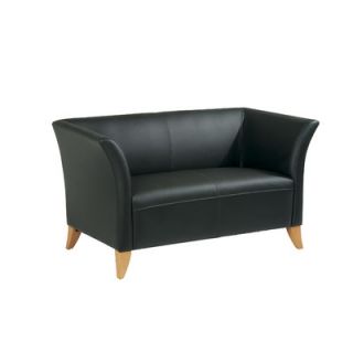 Office Star Leather Love Seat SL1512