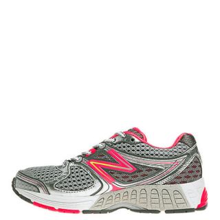 New Balance Womens W860SP3 Stability Running Shoes   Silver/Pink      Sports & Leisure