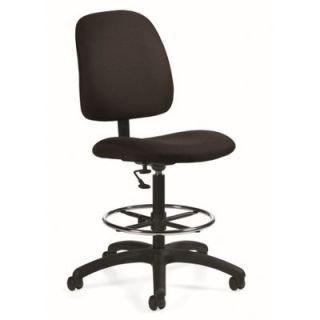 Global Total Office Goal Armless Drafting Pneumatic Task Chair Fire Rated 223