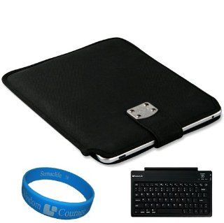 Naztech Gladiator Carrying Case for AT&T Samsung Galaxy GT P7300 / GT P7310MVGR (8.9 Inch Screen) 16GB, 32GB Tablet + SumacLife Wireless Bluetooth Keyboard + SumacLife TM Wisdom Courage Wristband Computers & Accessories