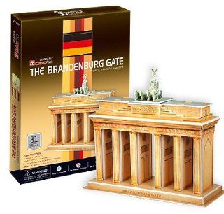 The Brandenburg Gate   World Great Architecture   31 Pieces 3D Puzzle   Cubic Fun Series Toys & Games