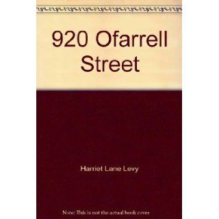 920 Ofarrell Street Harriet Lane Levy, Mallette Dean Books