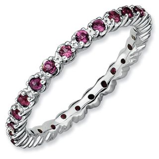 Stackable Expressions™ Prong Set Rhodolite Eternity Style Ring in