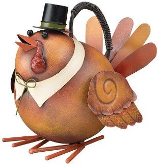 Turkey with Top Hat   Watering Can Size 8.5''X7.25''X7.25''  Patio, Lawn & Garden