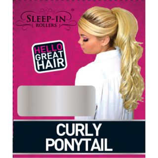 Sleep In Rollers Ponytail Curly (Various Shades)      Health & Beauty