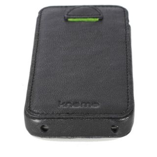 Knomo Black Leather iPhone 4S Sleeve      Electronics