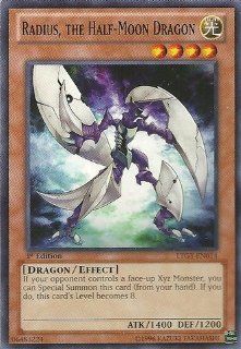 Yu Gi Oh   Radius, the Half Moon Dragon (LTGY EN014)   Lord of the Tachyon Galaxy   1st Edition   Common Toys & Games