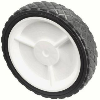 3-Spoke Plastic Wheel and Hub — 8in. x 1.75in.  Lawn Mower Wheels