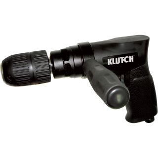 Klutch Low-Noise Air Drill — 1/2in. Chuck, Reversible  Air Drills