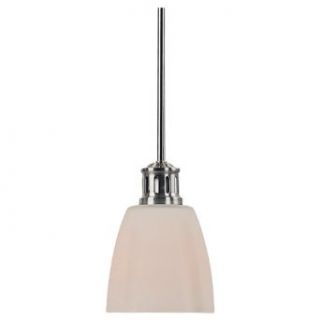 Sea Gull Lighting 61474 962 Pendant with Etched White Glass Shades, Brushed Nickel Finish   Ceiling Pendant Fixtures  