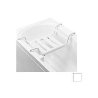 Ponte Giulio USA Glossy White Plastic Freestanding Shower Seat