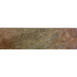 Style Selections Florentine Scabos Glazed Porcelain Indoor/Outdoor Bullnose Trim (Common 3 in x 12 in; Actual 2.82 in x 11.85 in)