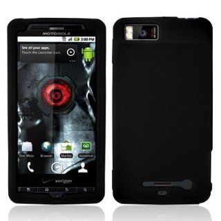 Black High Gloss Cruzer Argyle High Gloss TPU Soft Gel Skin Case   For Motorola Droid X MB810 Cell Phones & Accessories