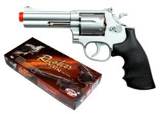 TSD Sports UA933S 4 Inch Spring Powered Airsoft Revolver (Silver)  Airsoft Pistols  Sports & Outdoors