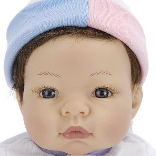Lee Middleton Newborn Nursery Munchkin Brown Hair/Blue Eyes #934 Toys & Games