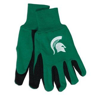 Michigan State University Gloves   Adult Two Tone Work Gloves