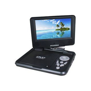 Sylvania SDVD7027 C, 7 Inch Portable DVD Player with Car Bag/Kit, Swivel Screen, USB/SD Card Reader (Black) Electronics