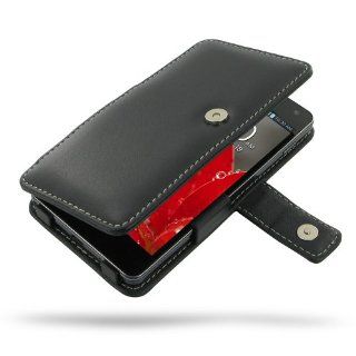 LG Optimus G Leather Case   E971 E973 E975 LS970   Book Type (Black) by PDair Electronics