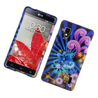 Neon Flowers Hard Case Cover for LG Optimus G LS970 +Stylus Cell Phones & Accessories
