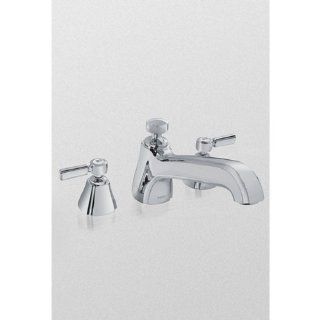TOTO TB970DD1 CP Guinevere 3 Hole Lever Type Deck Bath Faucet, Polished Chrome   Bathtub Faucets  