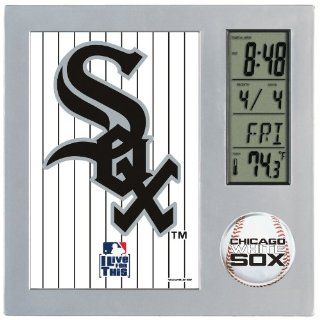 MLB Chicago White Sox Digital Desk Clock  Sports Fan Alarm Clocks  Sports & Outdoors
