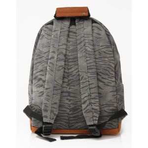Mi Pac Premiums Tiger Stripe Backpack   Grey      Womens Accessories