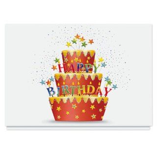 Red Velvet Birthday Card   25 Premium Birthday Cards with Foiled lined Envelopes Health & Personal Care