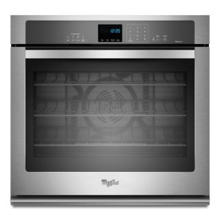 Whirlpool Gold Self Cleaning with Steam Convection Single Electric Wall Oven (Stainless Steel) (Common 27 in; Actual 27 in)