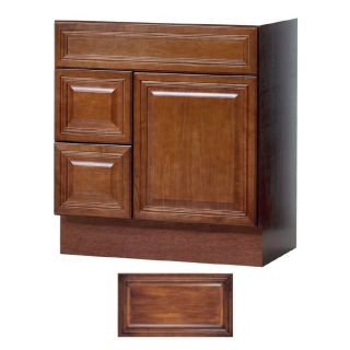 Insignia Ridgefield 30 in x 21 in Antique Cognac Traditional Bathroom Vanity