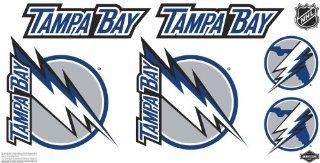 NHL Tampa Bay Lightning Car Decals Medium   49 by 25 Inch  Sports Fan Automotive Magnets  Sports & Outdoors