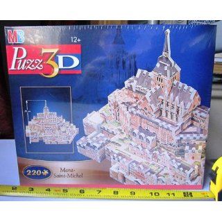 Puzz 3D Mont Saint Michel; 220 pcs 3 D Jigsaw Puzzle Toys & Games