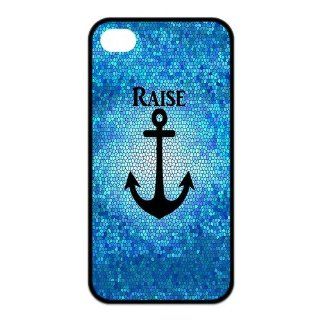 Anchor Design Durable TPU Case Protective Cover For Iphone 4 4s Ip4 AX73102 Cell Phones & Accessories