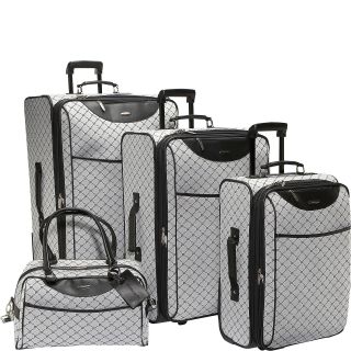Pierre Cardin Signature 4 piece Expandable Luggage Set