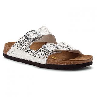 Papillio Arizona Lux Leather  Women's   Flower Glitter White/Silver