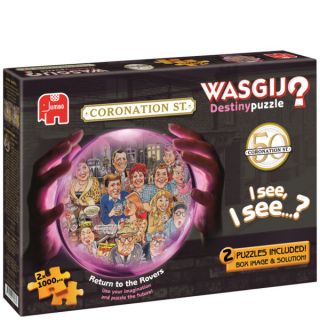 Wasgij 50th Anniversary Coronation Street Destiny Jigsaw Puzzles (Two Puzzles)      Unique Gifts