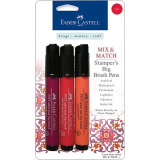 Mix and Match Stamper's Big Brush Pens   3 pack Red