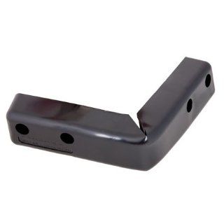 Bumper, Thermo Plastic Rubber, 15" Corner Bumper   Black (1 Each) Industrial Hardware