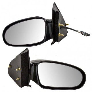 New Pair Set Manual Remote Side View Mirror Automotive
