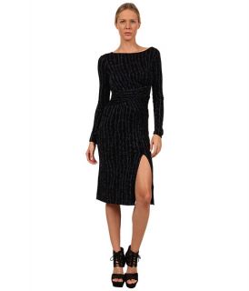 Vivienne Westwood Anglomania L/S Sihu Dress Black/Navy Barbwire