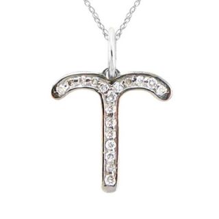 10 CT. T.W. Diamond Aries Charm Pendant in 10K White or Yellow Gold
