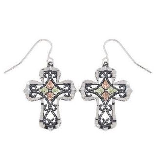 cross drop earrings in sterling silver orig $ 109 00 92 65 add