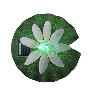 St. Petersburg 20250 Floating Frog and Water Lily Solar Light  Pond Lights  Patio, Lawn & Garden