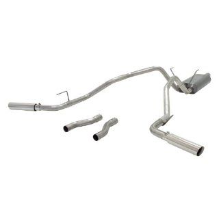 Flowmaster 817653 Force II 409S Stainless Steel Dual Rear/Side Exit Cat Back Exhaust System Automotive