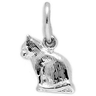 Rembrandt Charms Cat Charm, Sterling Silver Jewelry