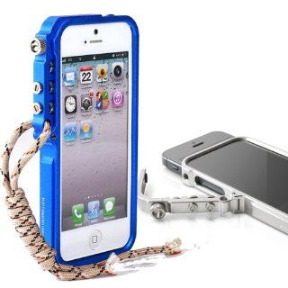 Ecoe Tech Aluminum Bumper Case,metal Case for Iphone 5,iphone 5s (blue) Cell Phones & Accessories