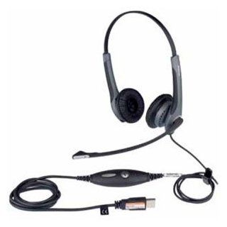 Jabra GN2000 Duo Headset. GN 2000 DUO NOISE CANCELLING USB UC PH HD. Stereo   USB   Wired 6.80 kHz   Over the head   Binaural SNR   Semi open   Noise Cancelling Microphone Electronics